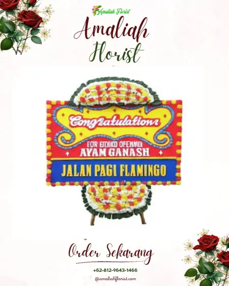 Sewa Papan Bunga Ranca Buaya