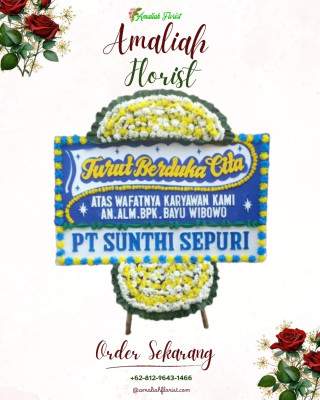 Papan Bunga Duka di Ranca Buaya